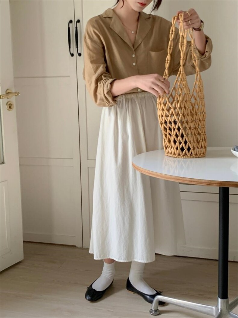 【现货】料西装领极简风衬衫，女装西装，DAP