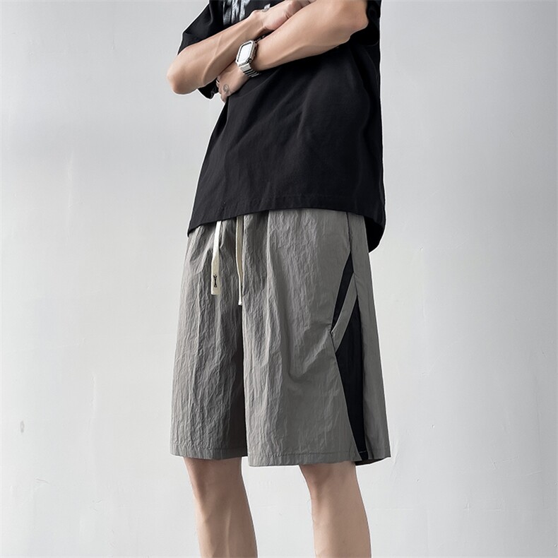速干运动夏季五分沙滩裤宽松休闲裤冰丝速干休闲短裤男 DE149-P32图片
