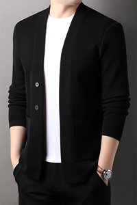 HPN-A32415男士秋季新款长袖开衫青年休闲外套服装图片