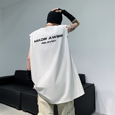 C388-P282024新款休闲坎肩无袖印花t恤夏季潮牌宽松背心现货，男装背心/马甲，星座512-6