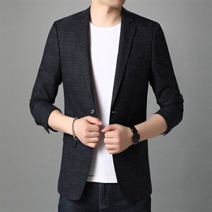 YT2023主推2021秋季新款西装男西服简约外套商务休闲P155图片