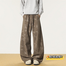 K1408JR/P5088冬季加绒加厚灯芯绒休闲裤男，男装卫衣，电商D202