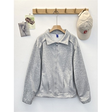 复古开衫卫衣春秋季潮牌宽松休闲外套上衣，女装短外套，星座410-6（原星座1304-1）