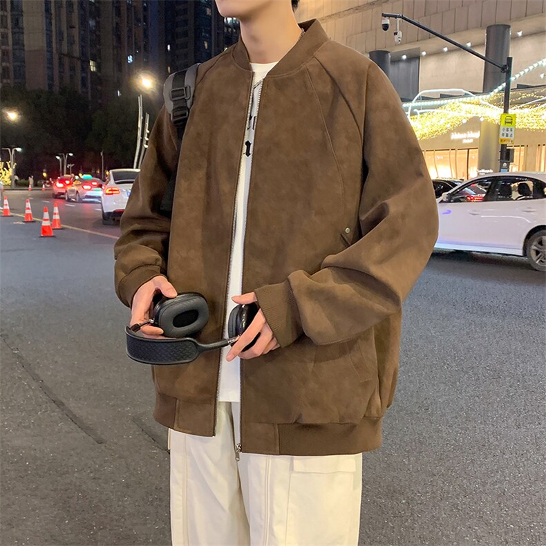 潮流宽松夹克高街潮牌休闲上衣A161-6823-P75图片