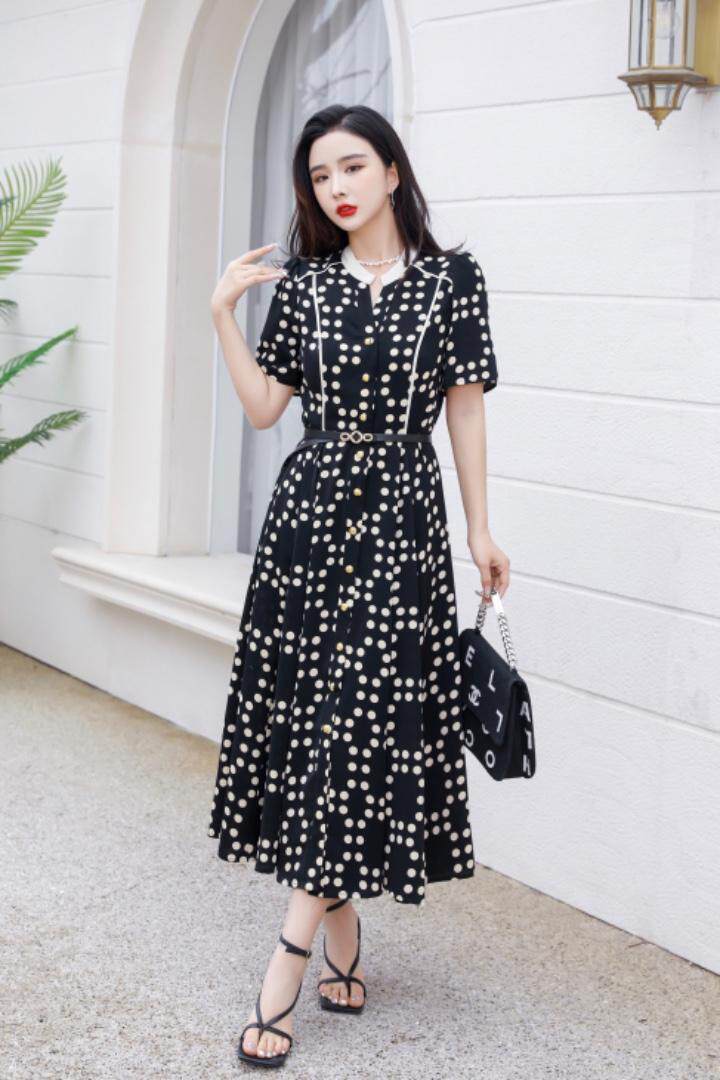 2023年夏装连衣裙，女装连衣裙，贻思茗