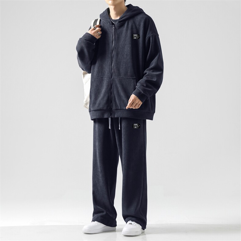 重磅条绒三件套SJT890-特批176,男装休闲套装,星座718