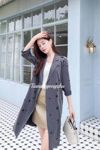 刺绣西装薄风衣外套，女装西装，天使公主