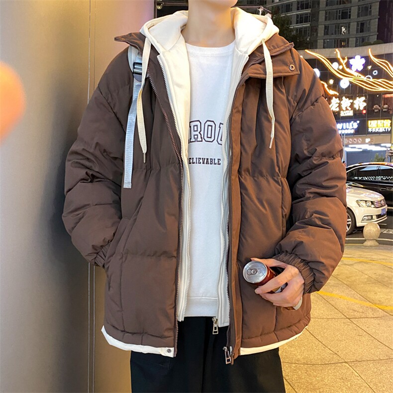 三防面料 抖音品质 现货10W件 假两件加厚棉衣外套棉服BM888特P98图片
