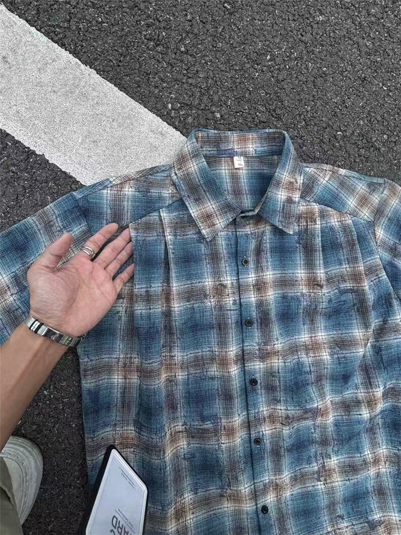 主推可谈可谈可谈CT25102批38现货款杭州货夏季短袖衬衫,男装T恤,星座1004-6