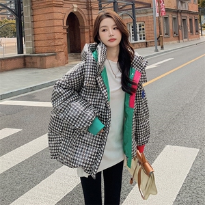 【 现货】千鸟格OVERSIZE羽绒服251-P190-K298图片