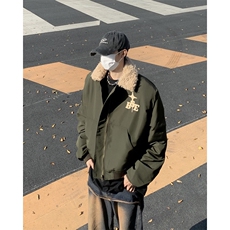 新款冬季时尚百搭宽松棉服外套M052-P80，男装夹克，星座308B-2