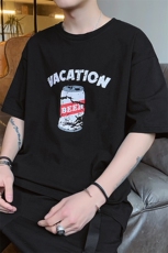 短袖t恤男士衣服宽松圆领半袖潮流全棉打底衫男夏天DS664TP25，男装T恤，电商A102