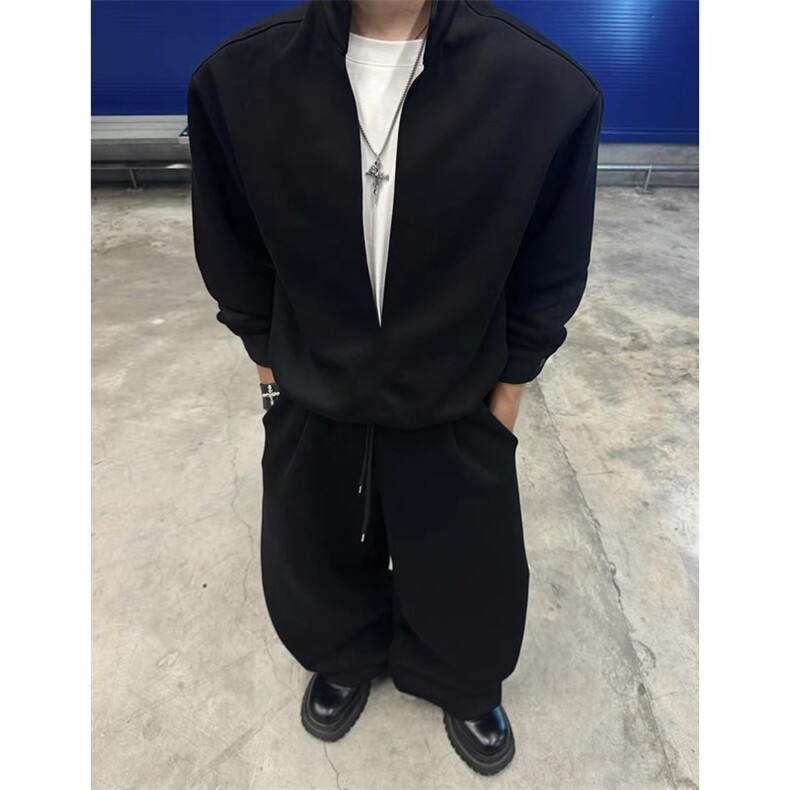 现货假两件卫衣套装TZ103-P110上衣W202-P60卫裤KK303-P50,男装休闲裤,星座1213