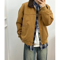 美式vintage复古底特律工装夹克男春秋季棒球服短款ootd正肩外套，男装夹克，星座601-2