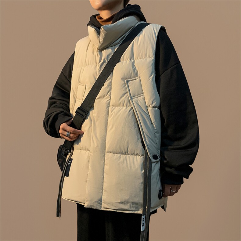 M35-P50美式立领宽松型潮牌马甲棉衣,男装棉衣,星座1501-1