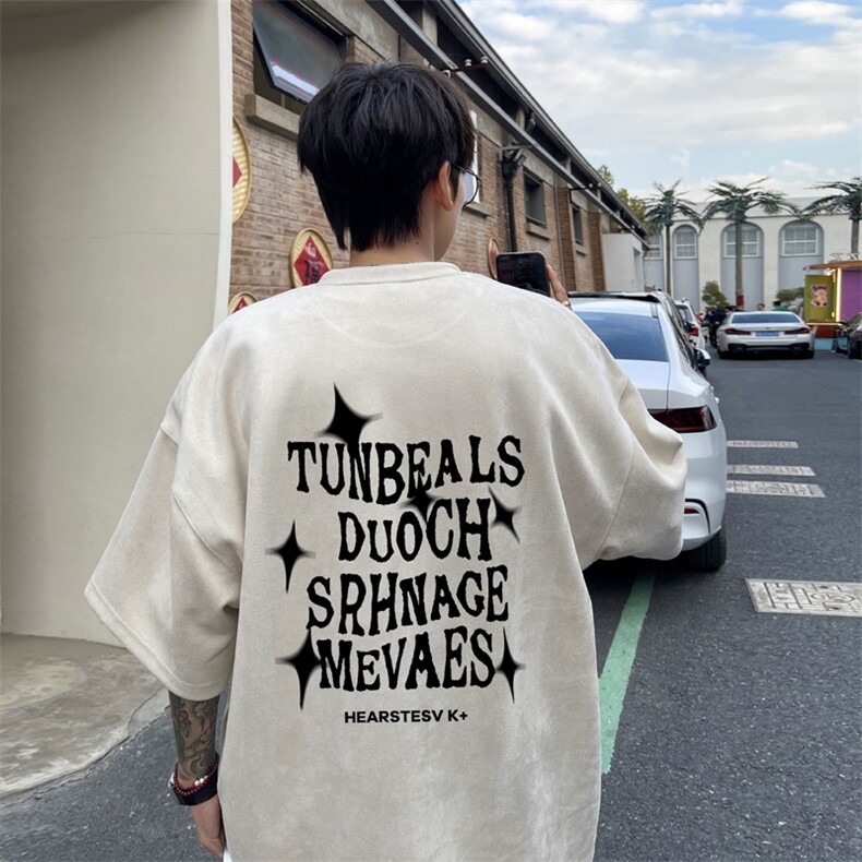 麂皮绒！重磅麂皮绒短袖t恤男JT506-特p19,男装T恤,电商B371