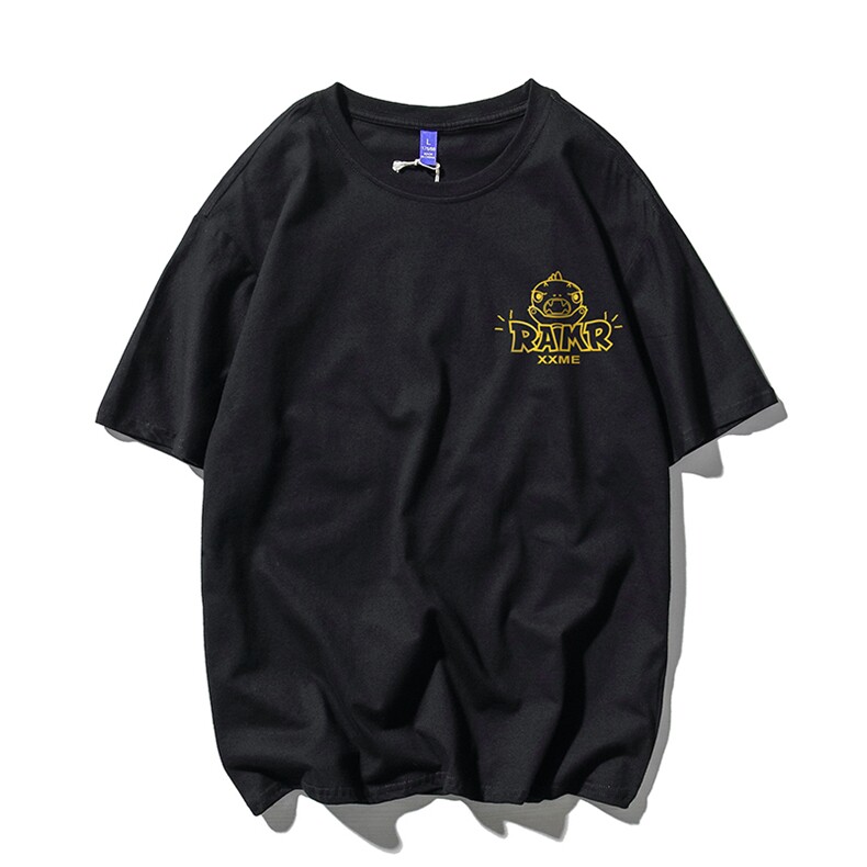 T恤潮流圆领男港风印花2024新款白底平铺时尚DS-B299-ZY1213P25,男装T恤,电商A061-1