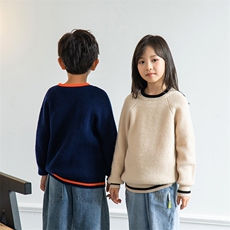 儿童羊毛衫女童装秋冬季男童毛衣套头宝宝加厚羊毛衫打底，童装儿童羊毛衫，暖钟情羊绒