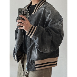 [有货]水洗牛仔外套棒球服夹克休闲百搭夹克 JK8948 特P78图片