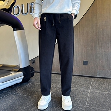 加绒加厚裤子男秋冬季2025新款百搭休闲裤C317-65323-P78，男装卫衣，电商C317