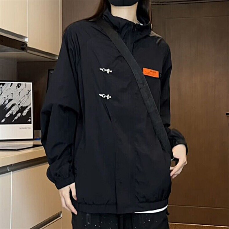 F158/P50有报告UPF50+紫外线防晒衣男飞机扣中式风防晒服,男装防晒衣,电商基地A050