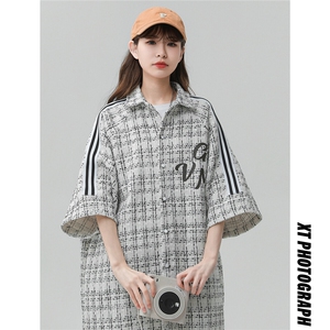 1小香风印花大码M-5XL DCS9018P45 DK8797P40套装DTZ9028P85图片