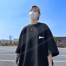 华夫格短袖高品质重磅220克小波浪印花HT3150-特p16，男装T恤，星座508（原C305）