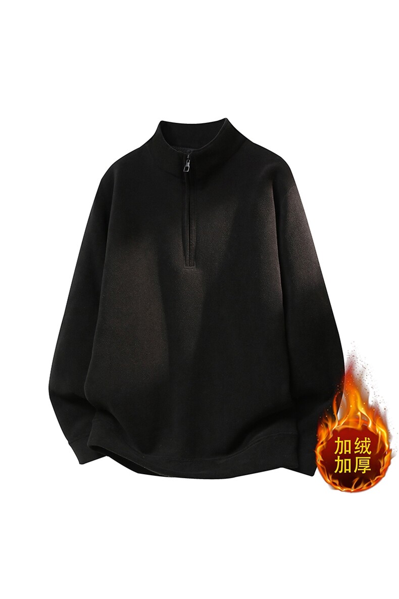 半高领卫衣长袖青年半拉链奥粒绒加厚休闲长绒打底6660-P52,男装T恤,星座310B-3