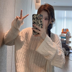 2025年秋季时尚百搭简约休闲羊毛套头，女装羊毛衫，朝辰羊绒