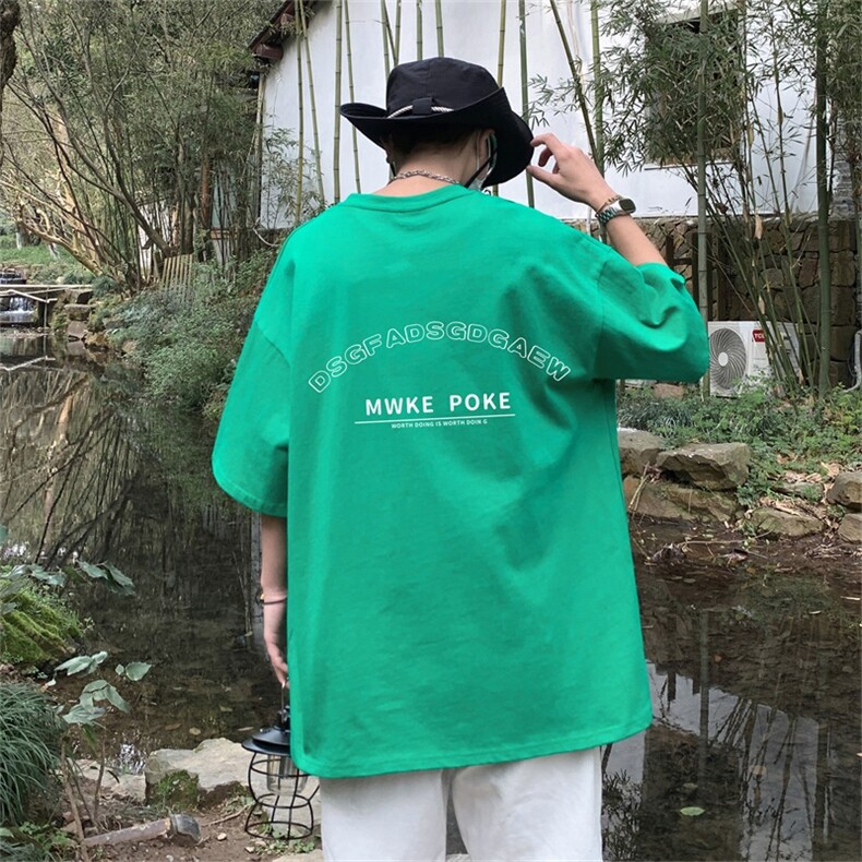 230g重磅纯棉!夏季短袖t恤男半袖男DSA028-MDT23L62-P25,男装T恤,电商A028