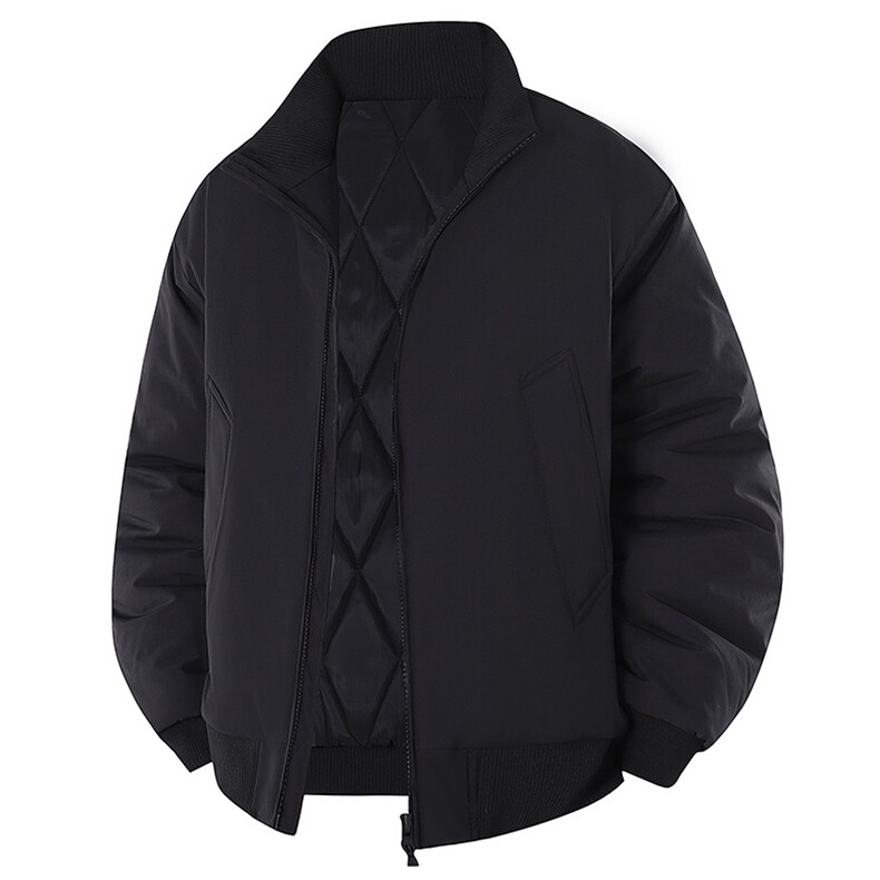 冬季美式高街立领棒球棉服飞行夹克棉衣短款外套男MY1030-P65,男装棉衣,星座1402-1