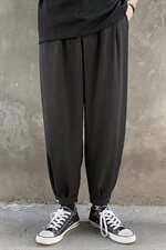 休闲裤男夏季韩版潮流宽松束脚九分裤港风工装运动裤，男装休闲裤，星座1008