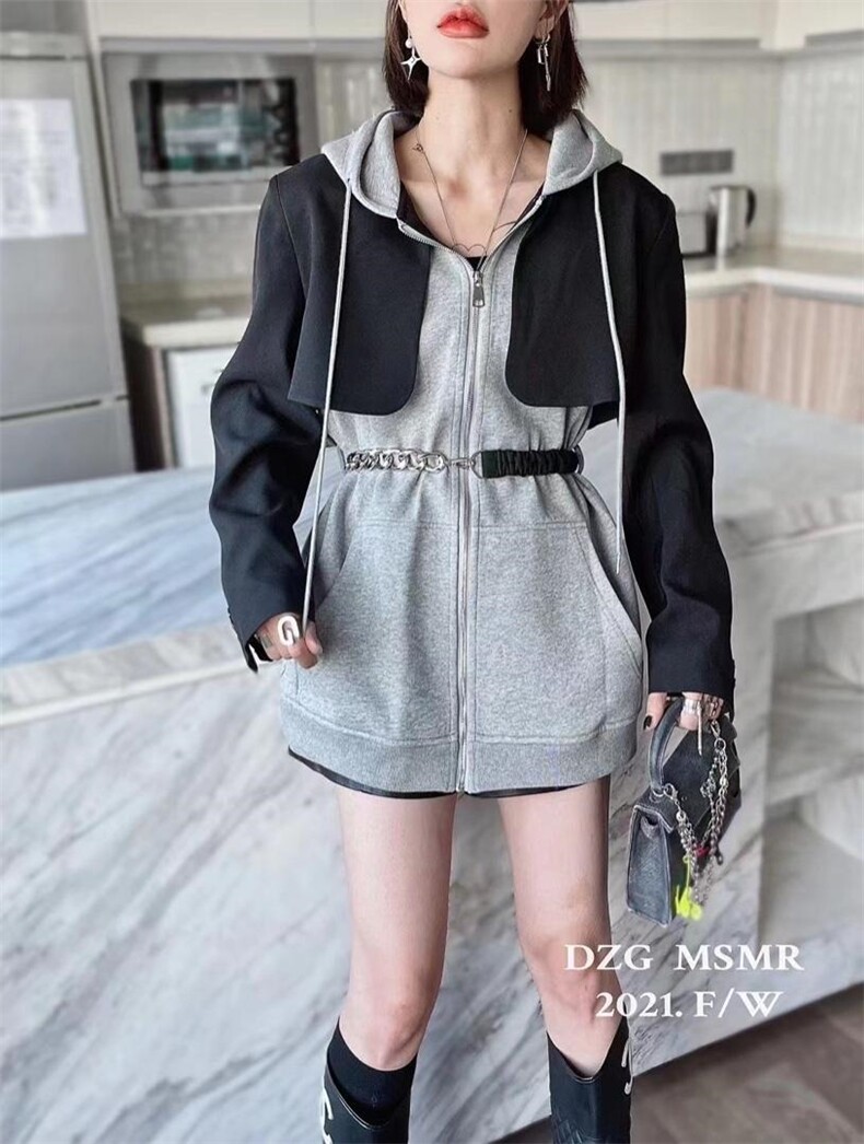 欧货同款收腰版拼接外套，其它，玩美