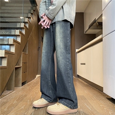 2025秋季新款美式高街复古水洗微喇牛仔裤B315-K139-特p35控68，男装牛仔裤，电商B315