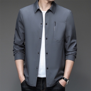 XA619钱塘2020-2中年男士时尚休闲简约百搭春秋季夹克外套P175图片