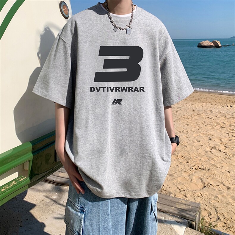 量大优 供视频 220克美式短袖t恤T3118得物直播有280克品质图片