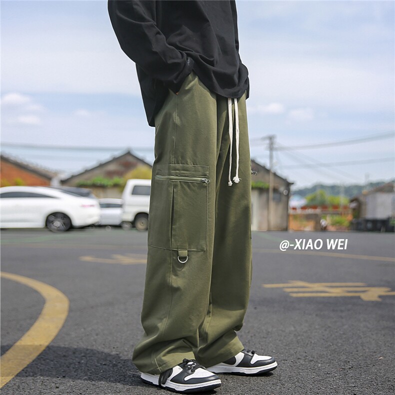 日系工装裤男宽松休闲裤citiboy长裤D329-QM522-P55控68图片