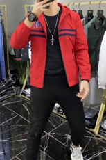 7172秋季新款连帽棒球服男休闲个性夹克，男装夹克，钱塘2010-1
