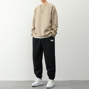 新品休闲华夫格套装图片