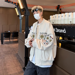 F537 P 60秋冬男装夹克外套时尚潮流港风男上衣图片