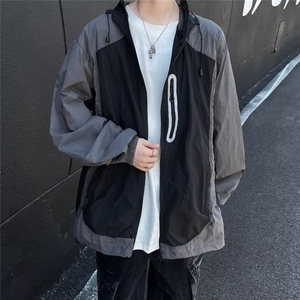 防晒衣男夏季薄款山系户外冲锋衣外套潮牌宽松防晒服W9318/P50图片