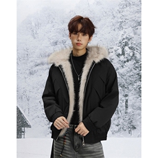 雪景冬季新品A2332P105-座山雕加绒外套男美式工装夹克棉服，男装夹克，电商B241