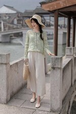 纯苎连衣裙小衫裤子裙子衬衣 时尚风 风淑女风休闲风，女装连衣裙，川哲