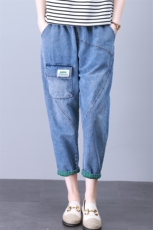 哥第品牌专柜短袖女2025年夏季新款中年妈妈宽松时尚T恤休闲，女装牛仔裤，叶笙衣