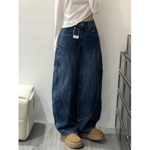 女风 高质量美式复古刺绣弯刀裤牛仔裤ZK0304-P55图片