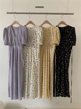 夏季新款碎花连衣裙，女装连衣裙，SYH