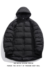 MY8186/P125冬季新款棉衣男装连帽宽松保暖棉袄个性设计棉服上衣，男装棉衣，电商A141
