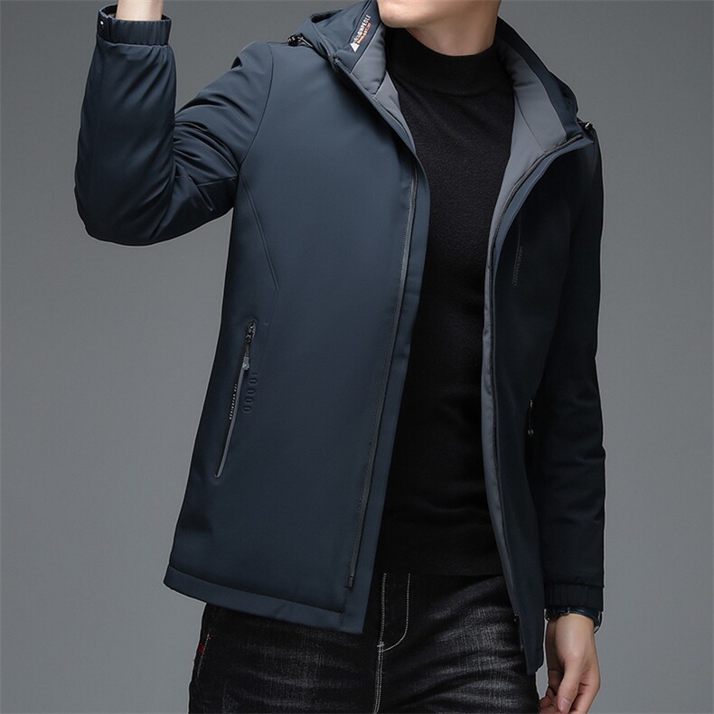 AN9809钱塘2020-2秋冬新款男士羽绒服商务休闲连帽外套P259,男装羽绒服,钱塘207-3