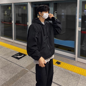 816B-JK101-P85 春季男连帽防风防水夹克外套韩版夹克休闲冲锋衣图片