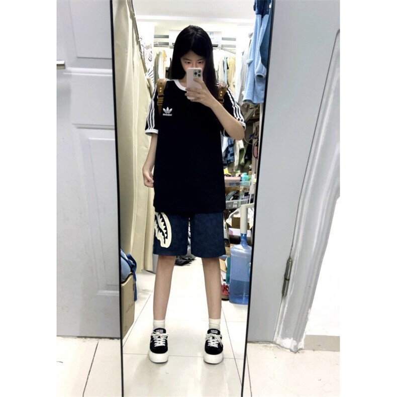 【有货】C3115CC-特P35鲨鱼嘴贴布绣运动休闲短裤男女,男装牛仔裤,星座1007（原301D）